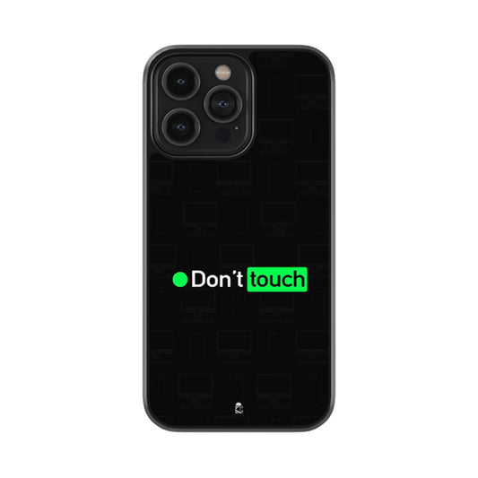 Don't Touch Glossy Metal Case