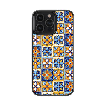 Anatolian Sapphire Bloom Glossy Metal Case