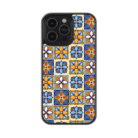 Anatolian Sapphire Bloom Glossy Metal Case