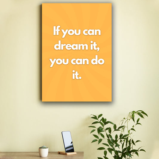 You can do it Poster