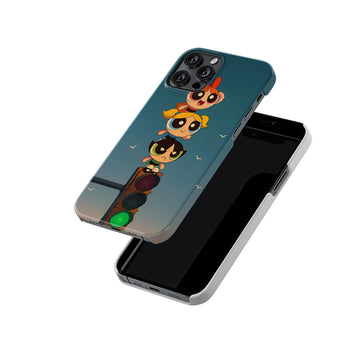 Flying Power Puff Girls Slim Hard Case