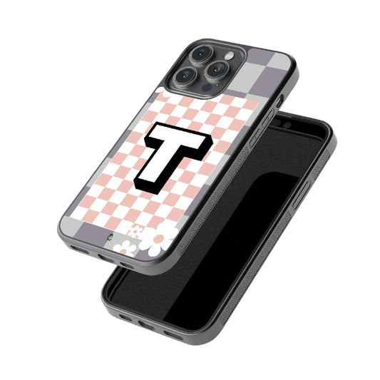Alphabet - T Glossy Metal Case