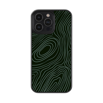 Smudge Topography Glossy Metal Case
