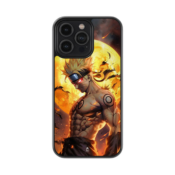 Nauruto Uzumaki Anime Glossy Metal Case