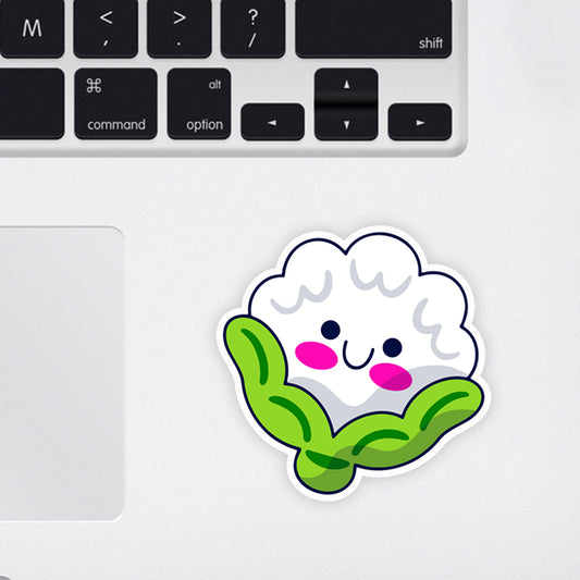 Cauliflower Laptop Sticker