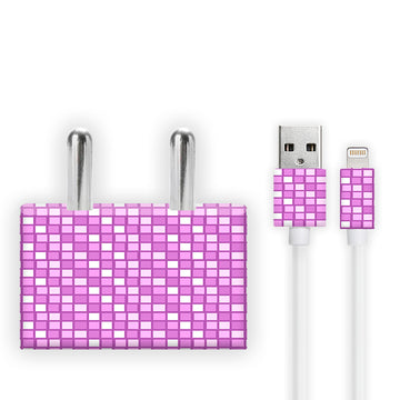 Purple Blocks Charger Skin