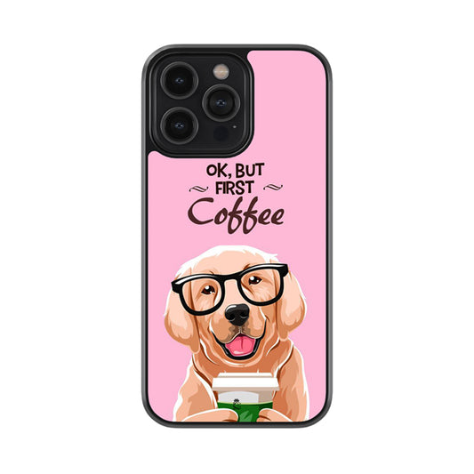 Ok, But, First Coffee Glossy Metal Case