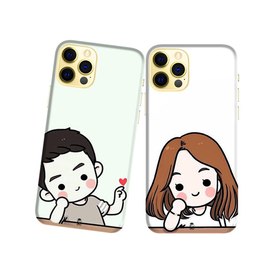 Classroom Love Slim Hard Couple Phone Case