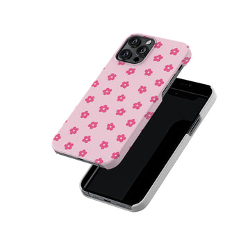 Tiny Pink Floral Slim Hard Case