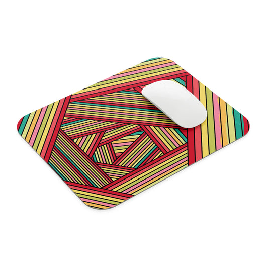 Linear Colourful Lines Mouse Pad