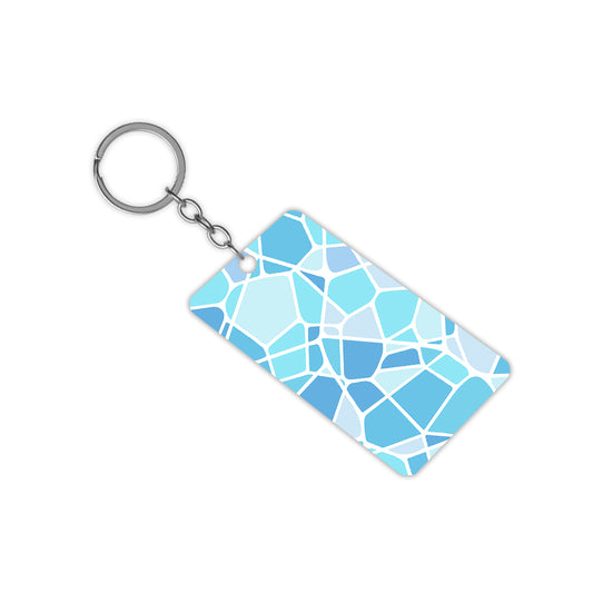 Sky Blue Tile Keychain