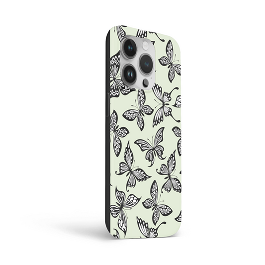 Buuterfly Pattern Flexible Soft Silicone Case
