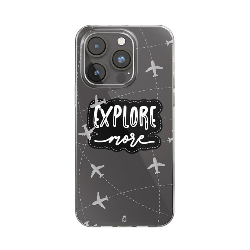 Explore More Clear Silicone Case