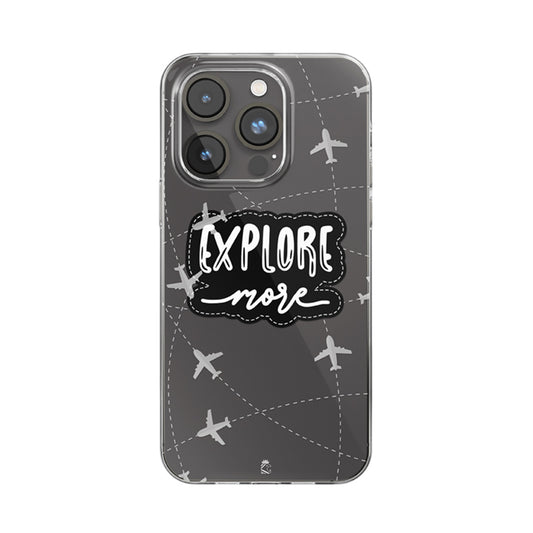 Explore More Clear Silicone Case