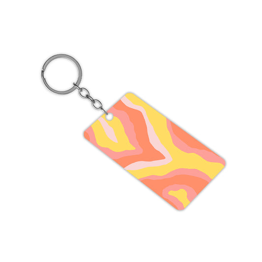 Cream Fluid Keychain