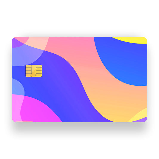 Abstractive Circles Debit Card Skin