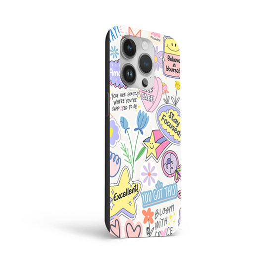 Positivity Flexible Soft Silicone Case