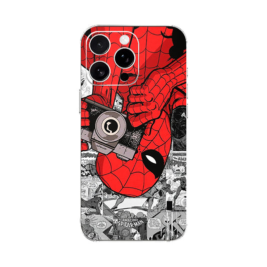 Spidey Photographer Mobile Phone Skin