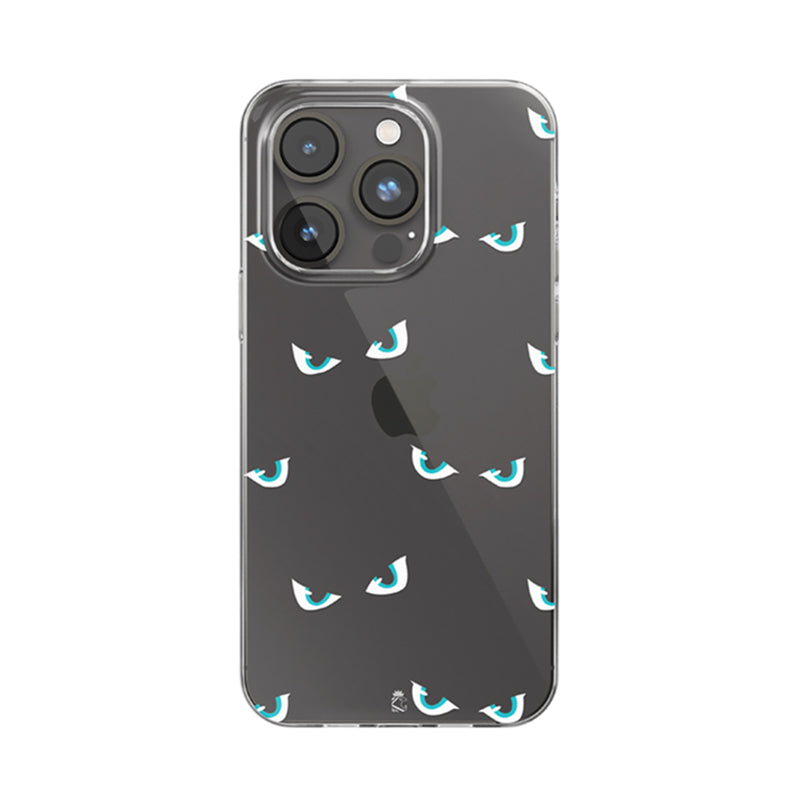 Evil Eyes Clear Silicone case