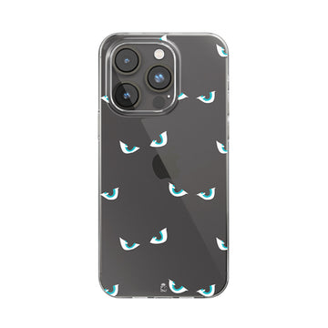 Evil Eyes Clear Silicone case