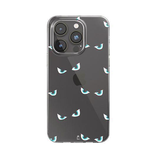 Evil Eyes Clear Silicone case