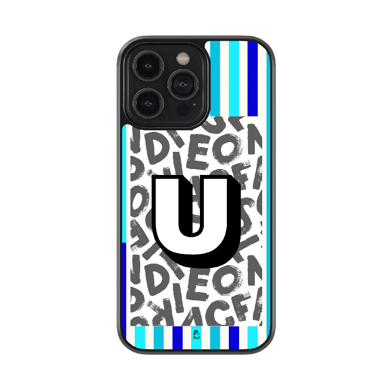 Alphabet - U Glossy Metal Case