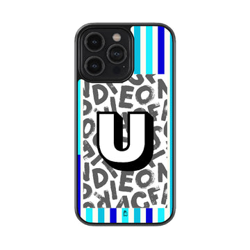 Alphabet - U Glossy Metal Case