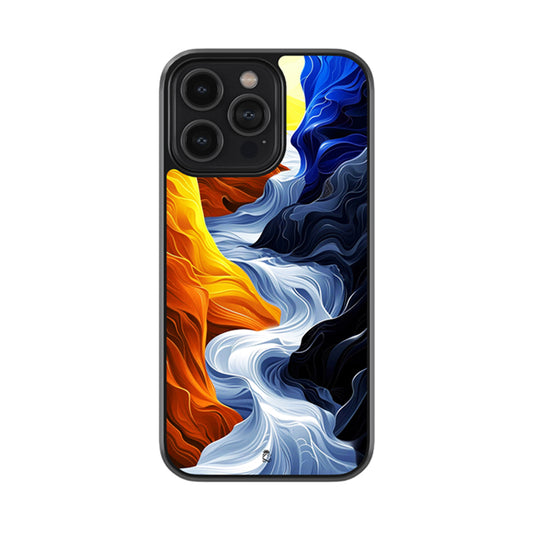 Trail Of Threads Glossy Metal Case