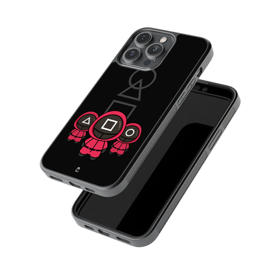 Mini Squid Game Players Glossy Metal Case