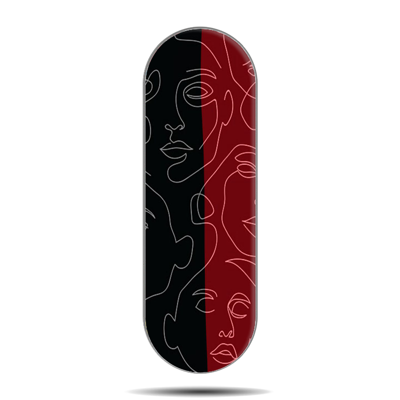 Aesthetic Faces Phone Slider Grip