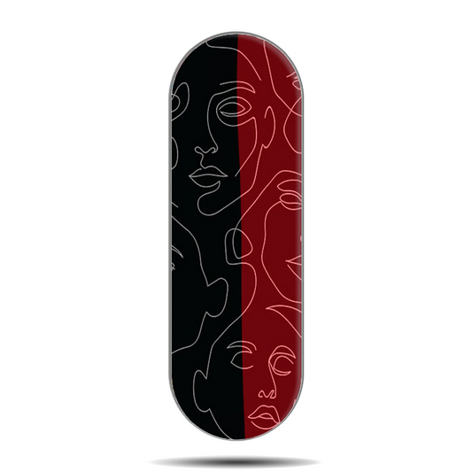 Aesthetic Faces Phone Slider Grip