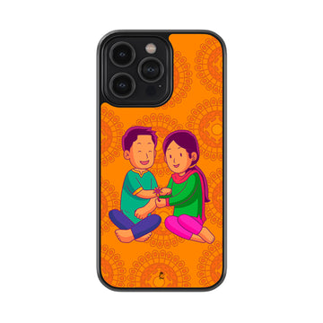 Happy Faces Glossy Metal Case