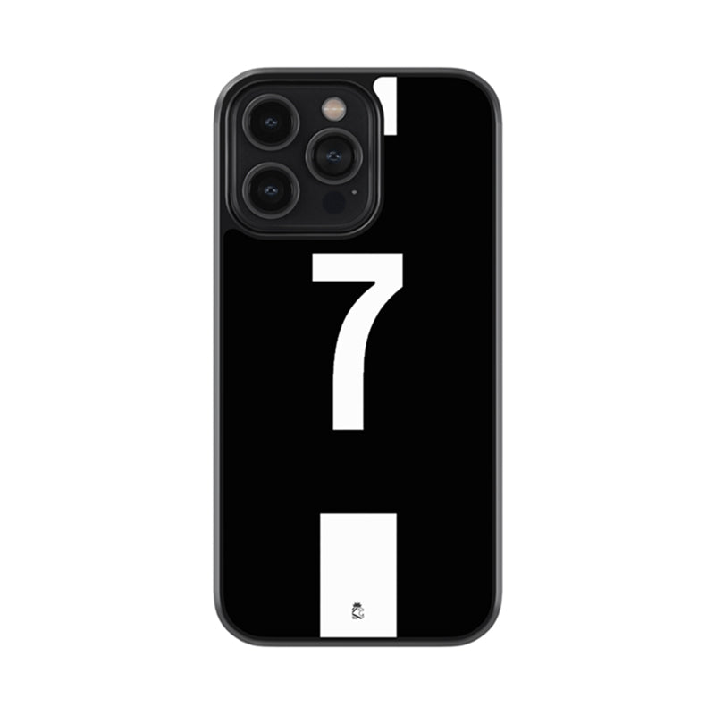 Jersey Number 7 Glossy Metal Case