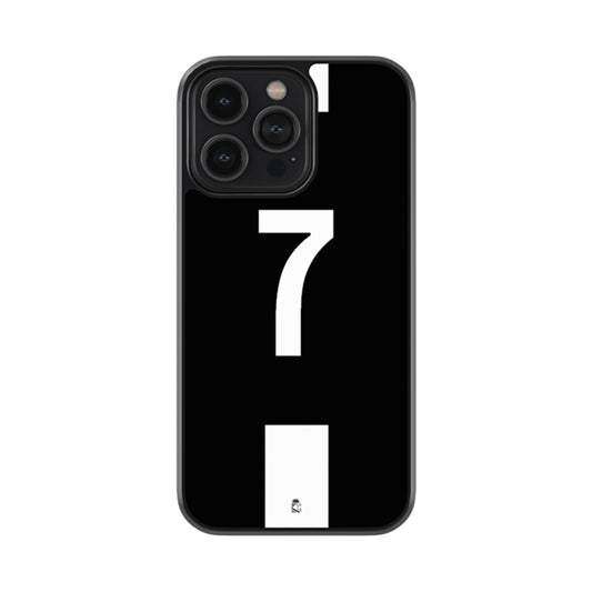 Jersey Number 7 Glossy Metal Case
