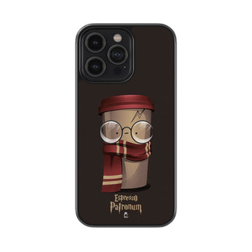 Funny Espresso patronum Glossy Metal Case
