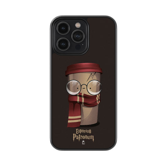 Funny Espresso patronum Glossy Metal Case