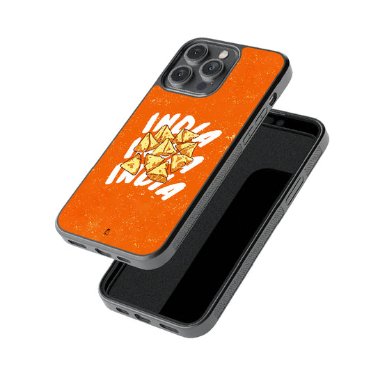 Samosa India Glossy Metal Case