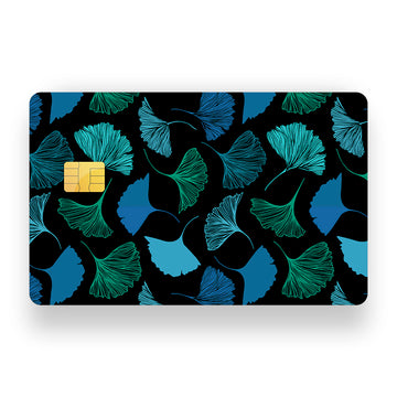 Floral Pattern Debit Card Skin