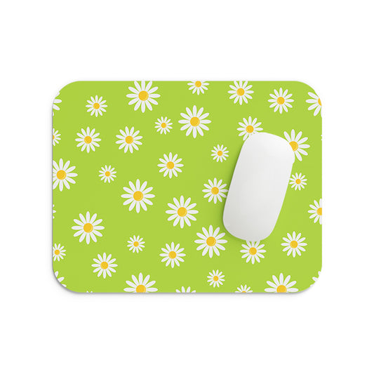 Green Flower Mouse Pad