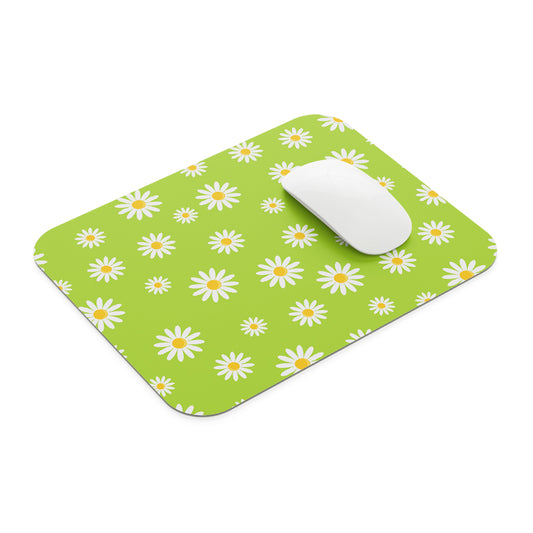 Green Flower Mouse Pad