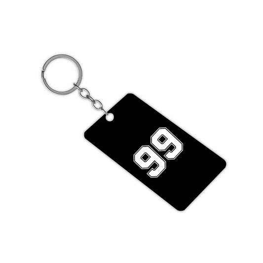 Number 99 Keychain