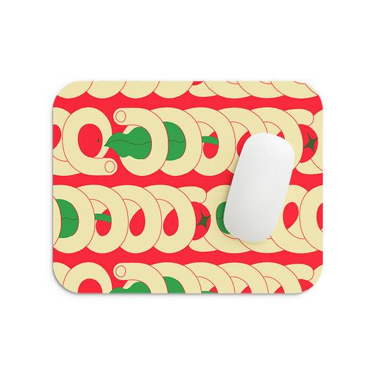 Peas Swirls Mouse Pad
