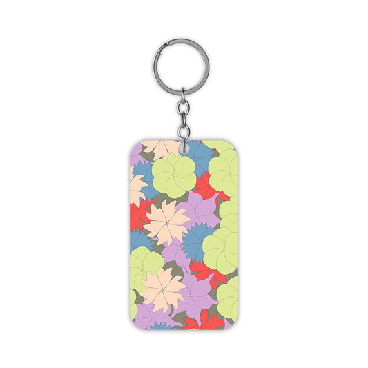 Autumn Flower Keychain