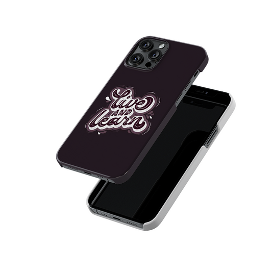 Live And Learn Slim Hard Case