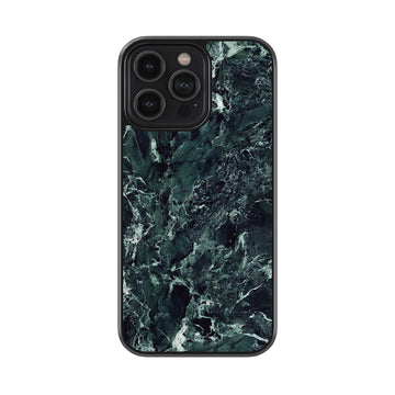 Green Granite Marble Glossy Metal Case