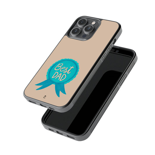 Best Dad Award Glossy Metal Case