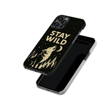 Stay Wild Wolf Slim Hard Case