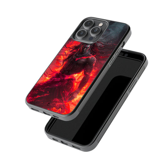 God Shiva Flame Glossy Metal Case