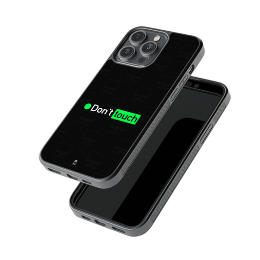 Don't Touch Glossy Metal Case