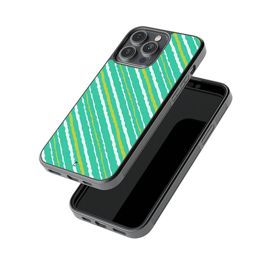 Leheriya Saree Glossy Metal Phone Case